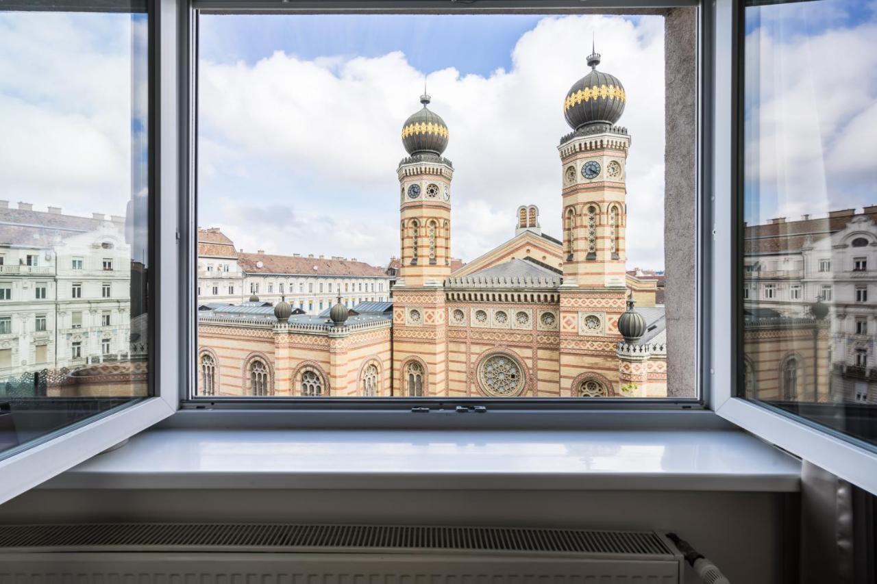 Breathless Panorama Synagogue Elegant Attic Free Parking Reservation Needed 부다페스트 외부 사진
